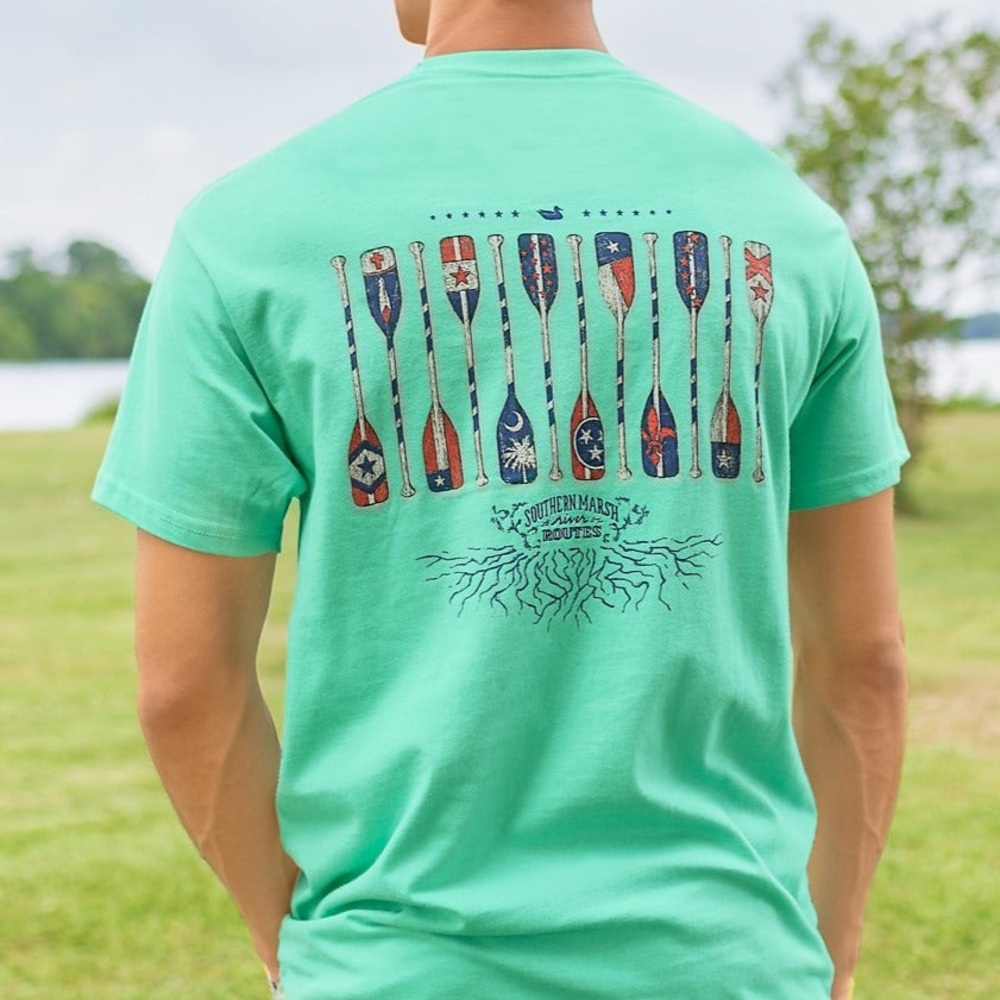 Southern Marsh River Route Paddle Tee. Size Men’s Small